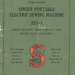 SINGER 221-1 Featherweight. Digital manual