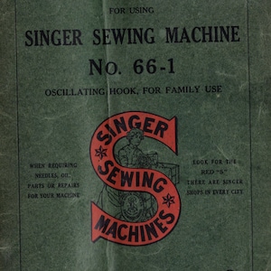 Singer 66-1 sewing machine digital manual