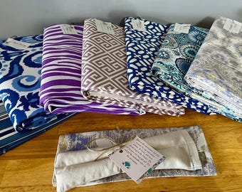 Lavender Aromatherapy Eye Pillow: Flaxseed Rice Heat/Cooling Pad