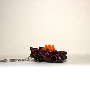 Hot Wheels Classic TV Batmobile “TOONED” (red) Keychain