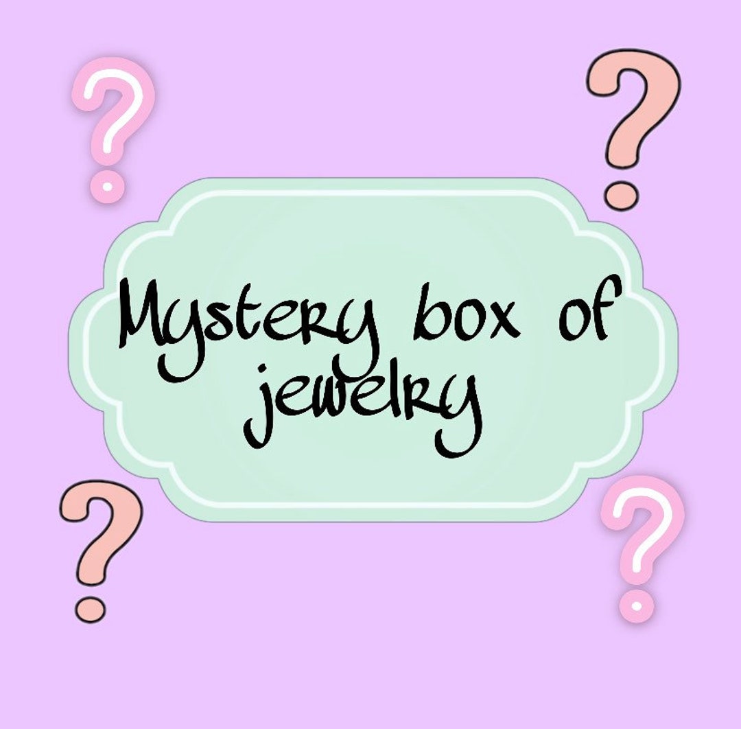 MYSTERY JEWELRY BOX includes Items and Crystal Confetti Etsy