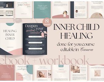 Inner Child Healing Coach Workbook | Brandable Ebook Template