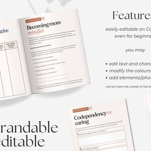 The Codependency Recovery Worksheet | Healthy Boundaries Workbook ...