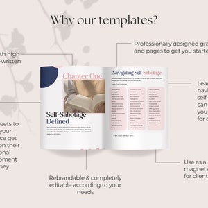 Self-Sabotage Coach Workbook | Done For You Course (Digital Download) image 2