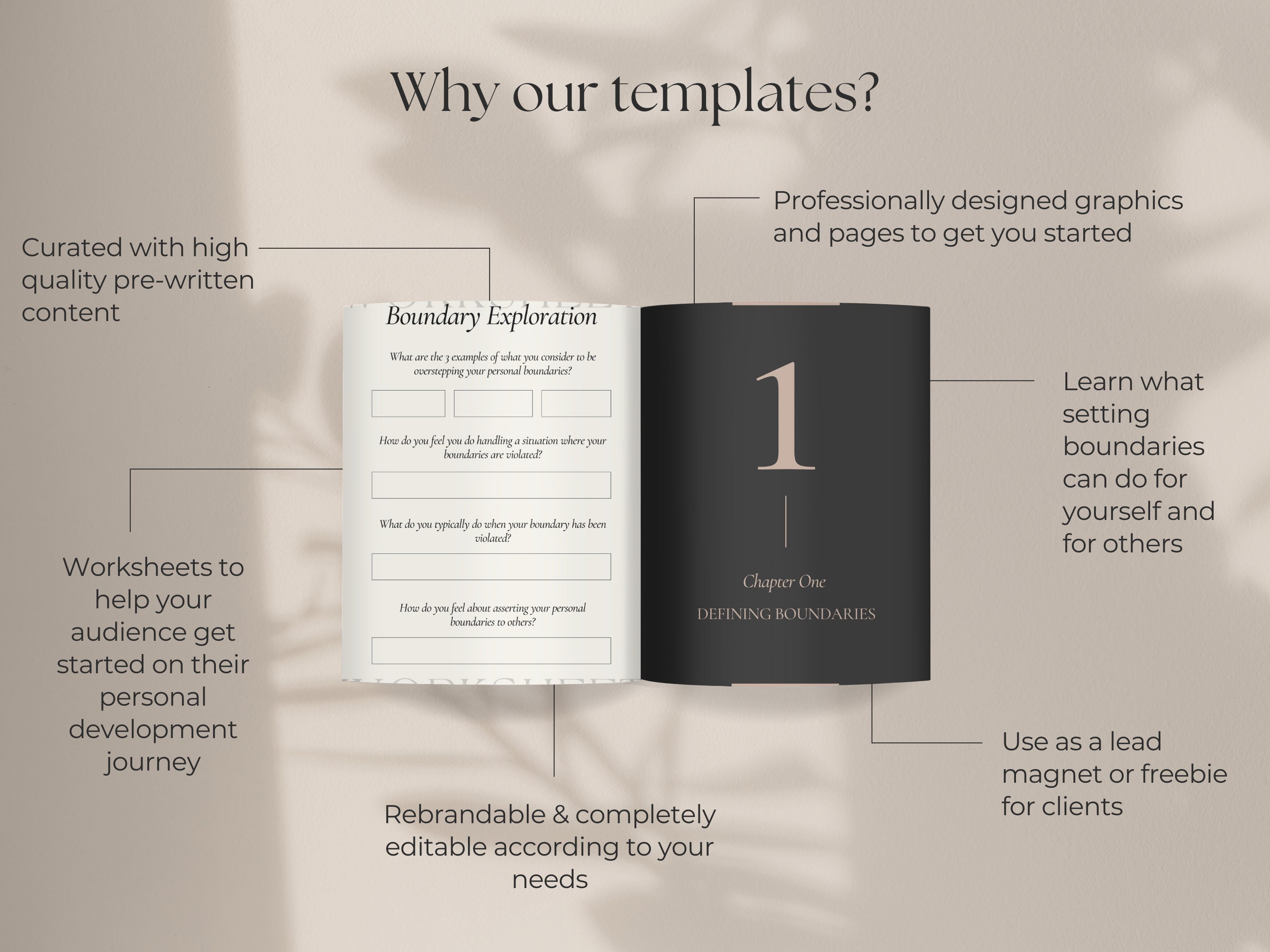 Done for You Course | Healthy Boundaries Workbook | Lead Magnet Ebook ...