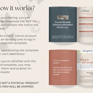 Self-Acceptance Coach Workbook | Ebook Template (Digital Download) image 8