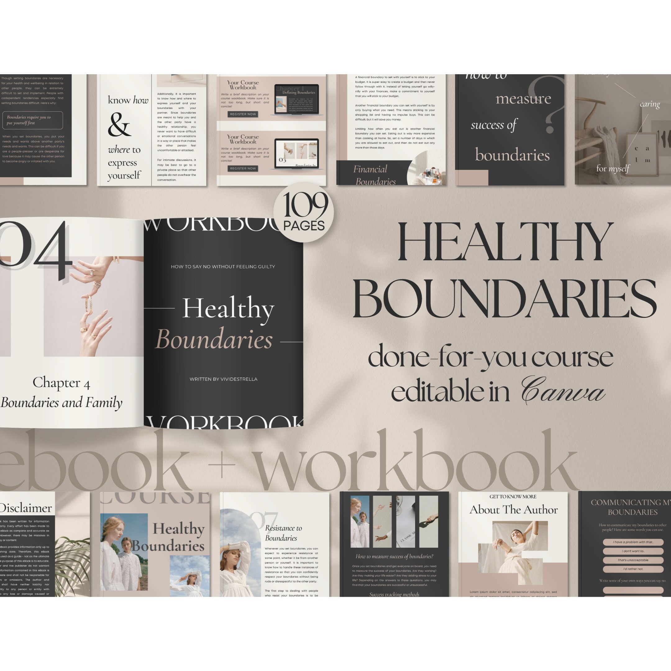 Done for You Course | Healthy Boundaries Workbook | Lead Magnet Ebook ...