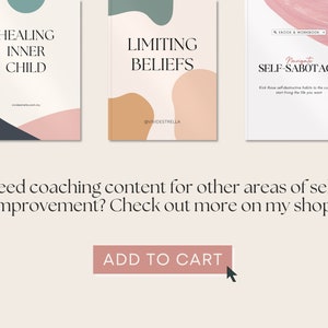 Self-Acceptance Coach Workbook | Ebook Template (Digital Download) image 9