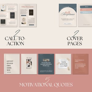 Self-Acceptance Coach Workbook | Ebook Template (Digital Download) image 6