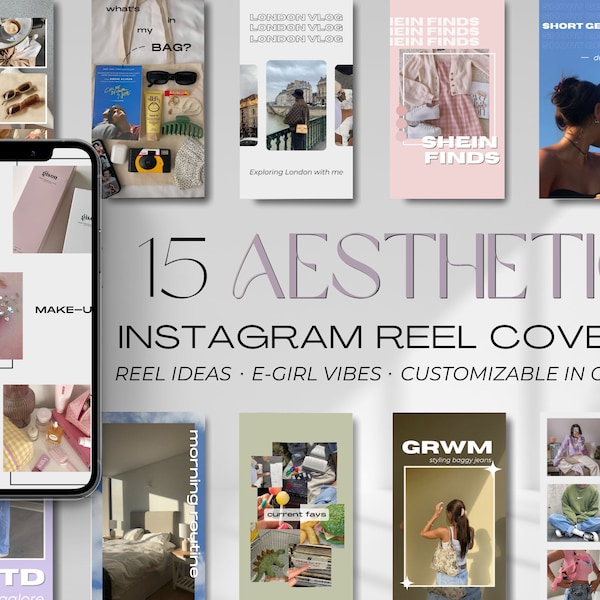 Aesthetic Reels Covers - Etsy
