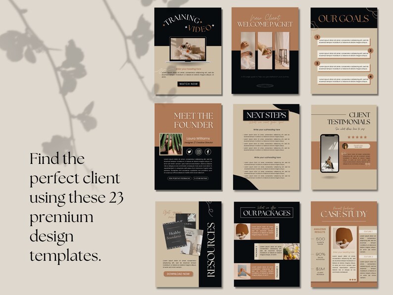 Canva Client Welcome Packet Template | New Client Guide (digital ...