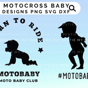 Bundle motocross Svg Moto maman maman anniversaire moto tout-terrain course png dxf Cricut Silhouette tout-terrain motard bébé né pour rouler