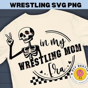 W mojej erze wrestlingu Mama PNG SVG Mama Digital Download To mój ulubiony sezon Koszulka Projekt Mama Siostra Ciocia Tata Sublimacja