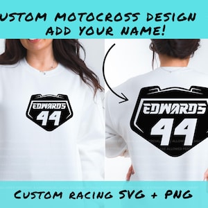 Motorcross SVG PNG Custom Moto moeder mama plaat crossmotor MX nummer racen Cricut sublimatie crossmotor race leven off-road vader vrouw echtgenoot