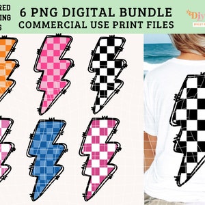 checkered lightning bolt PNG bundle motocross mom soccer mama pocket clipart design dirt bike dirtbike braaap drag racing auto car chequered