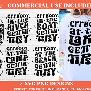 Errbody at the lake Getting Tipsy PNG Drinking Sublimation Bundle Life Summer Camper T Shirt Design files beach river lake camp pool boat