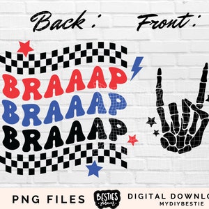 Braaap SVG PNG Motocross Bundle Moto Mama Mama Dirt Bike Racing Tshirt Sublimation Dirtbike ziehen utv atv Bruder Schwester 4. Juli Papa