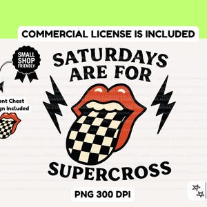 Supercross PNG Saturdays are for Moto Mom Dirt Bike Rider Dirtbike Mama Racing Race Day Vibes Sublimation Motocross Shirt Clipart Design