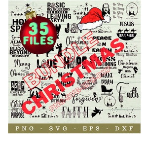 Nativity SVG Bundle / Cut File / Cricut  / Nativity SVG / Christmas PNG svg / Christmas Decoration / Clip art / Vector 35 file Christian