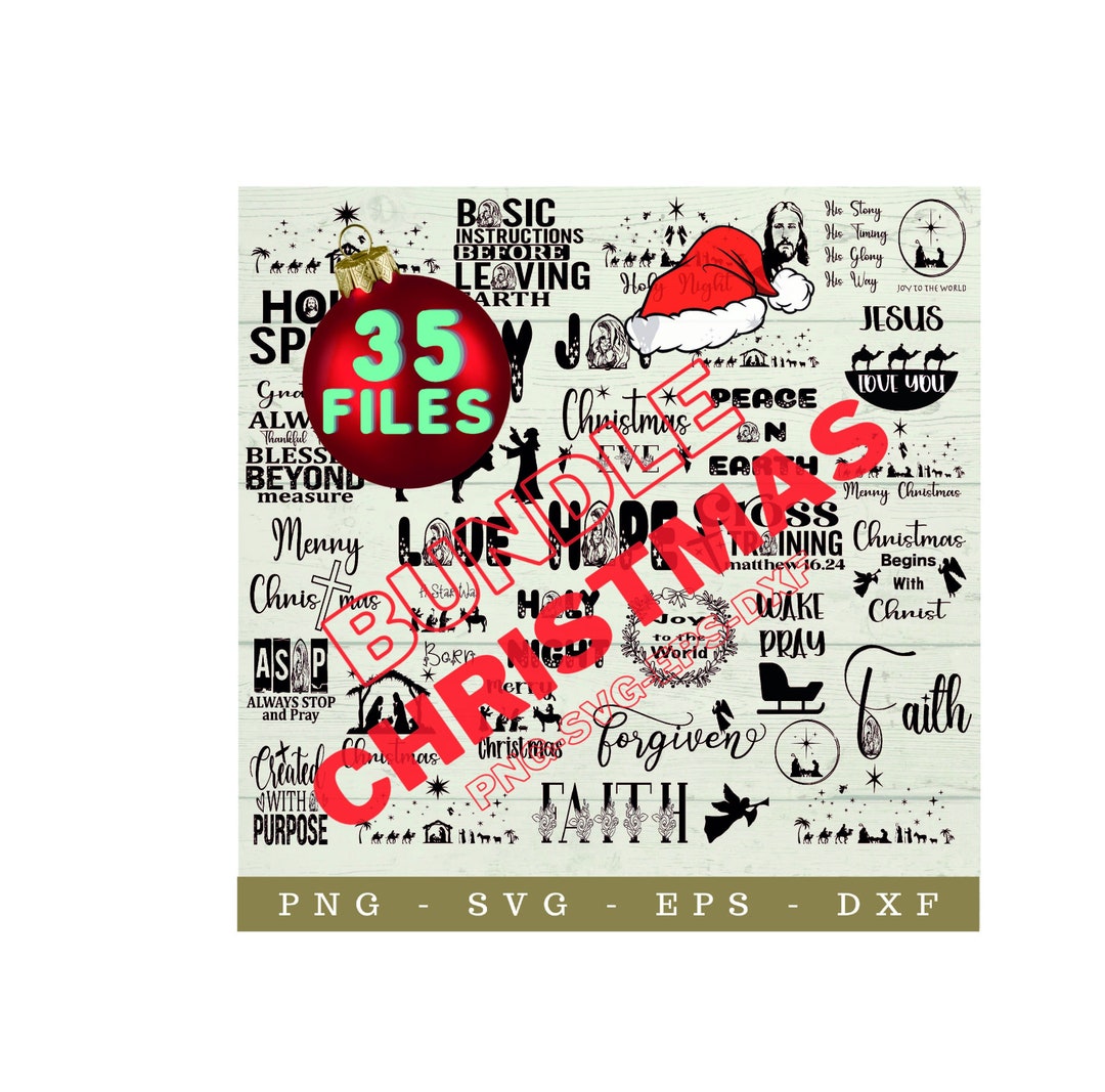 Nativity SVG Bundle / Cut File / Cricut / Nativity SVG / Christmas PNG ...