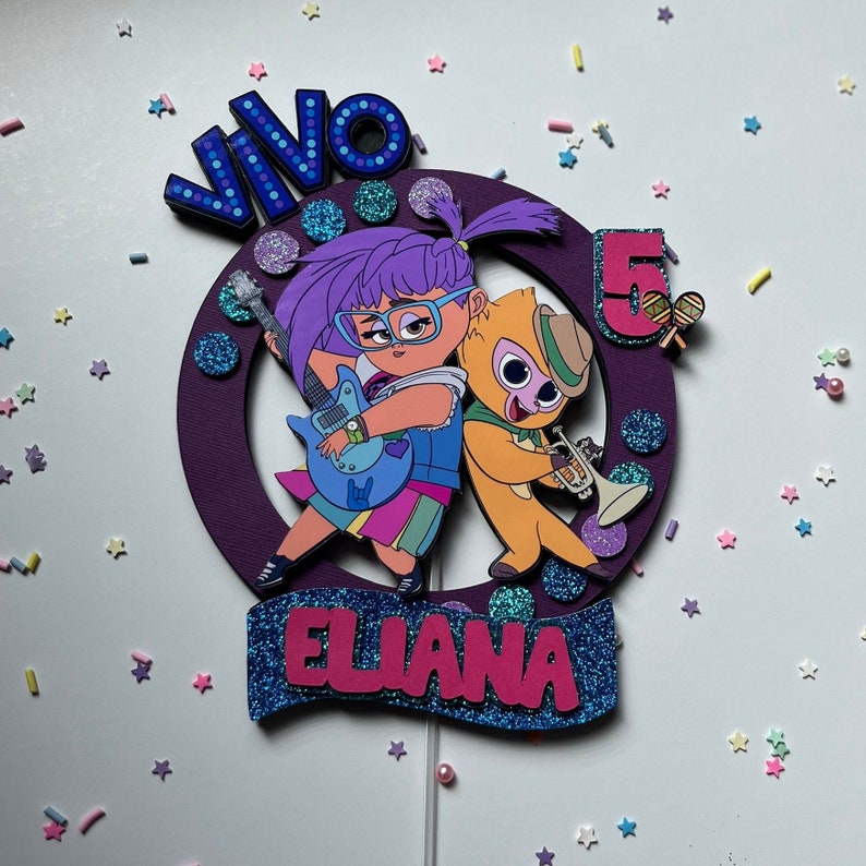 Vivo Movie Cake Topper Vivo Movie Birthday Party Decoration - Etsy