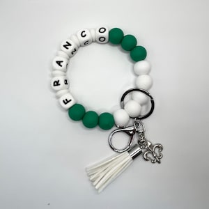 Porte-clé ou lanière Franco, fleur-de-lys, lanyard, wristlet, keychain Autocollant GRATUIT