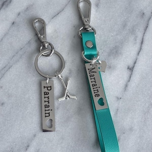 Parrain, Marraine keychains
