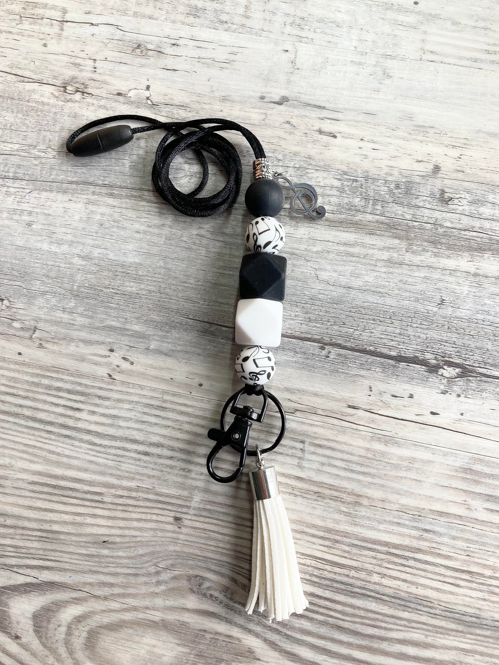 Music Note Teacher Lanyard School Office Staff. Holds Your Etsy