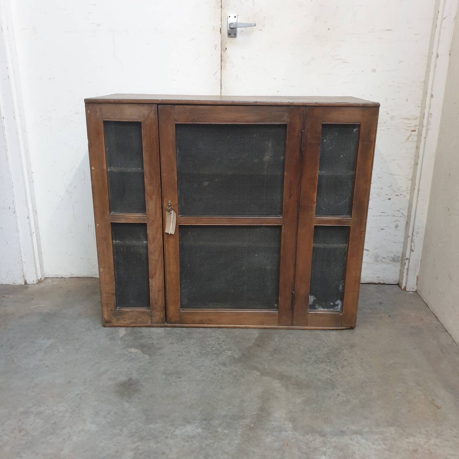 Vintage meat online safe cabinet