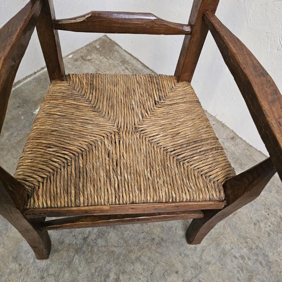フランス製子供用イグサシートチェア - Etsy 日本