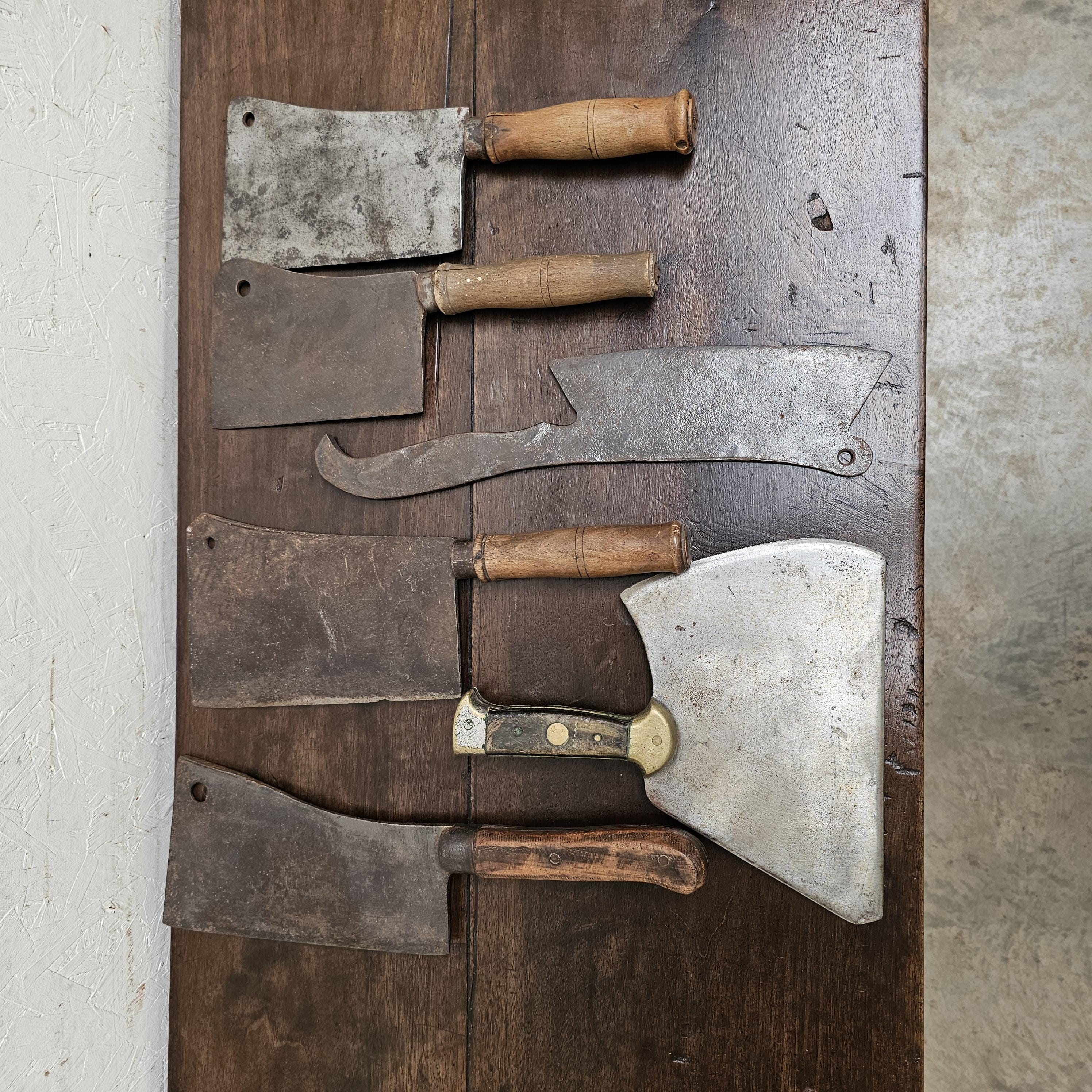 Antique French Meat Cleavers - Etsy