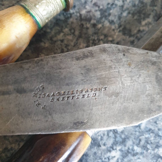 Isaac Ellis & Sons Carving Set (sheffield Steel) - Etsy