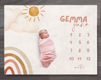 milestone blanket, baby girl milestone blanket, baby milestone blanket, baby monthly milestone blanket, personalized milestone blanket, girl