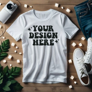 Bella Canvas Shirt Mockup, Bella Canvas Mockup, Gildan 5000 Mockup, white tshirt mockup, white shirt mockup, Tshirt Mockup, women