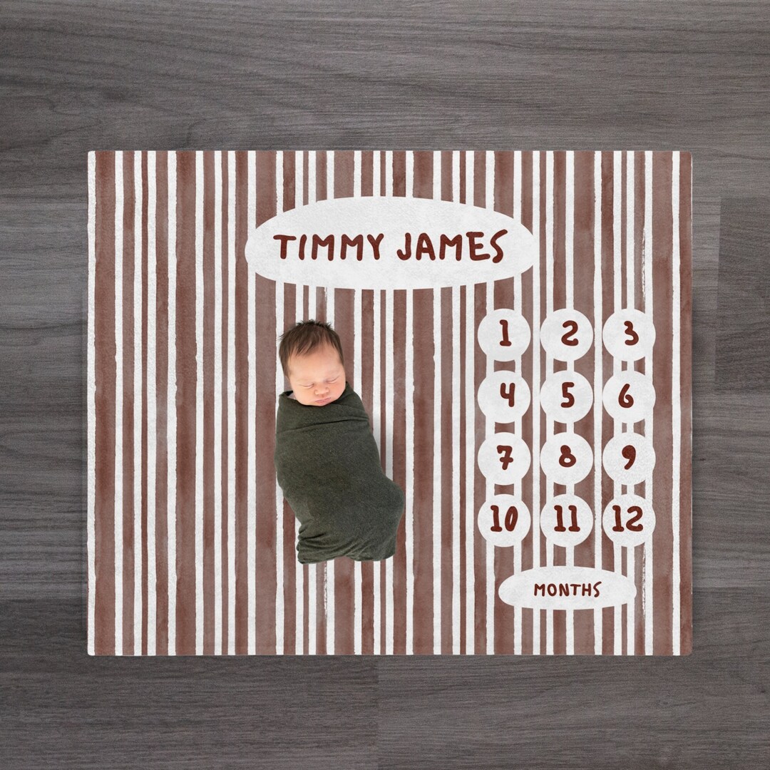 Milestone Blanket, Baby Milestone Blanket, Milestone Blanket Boy, Boy