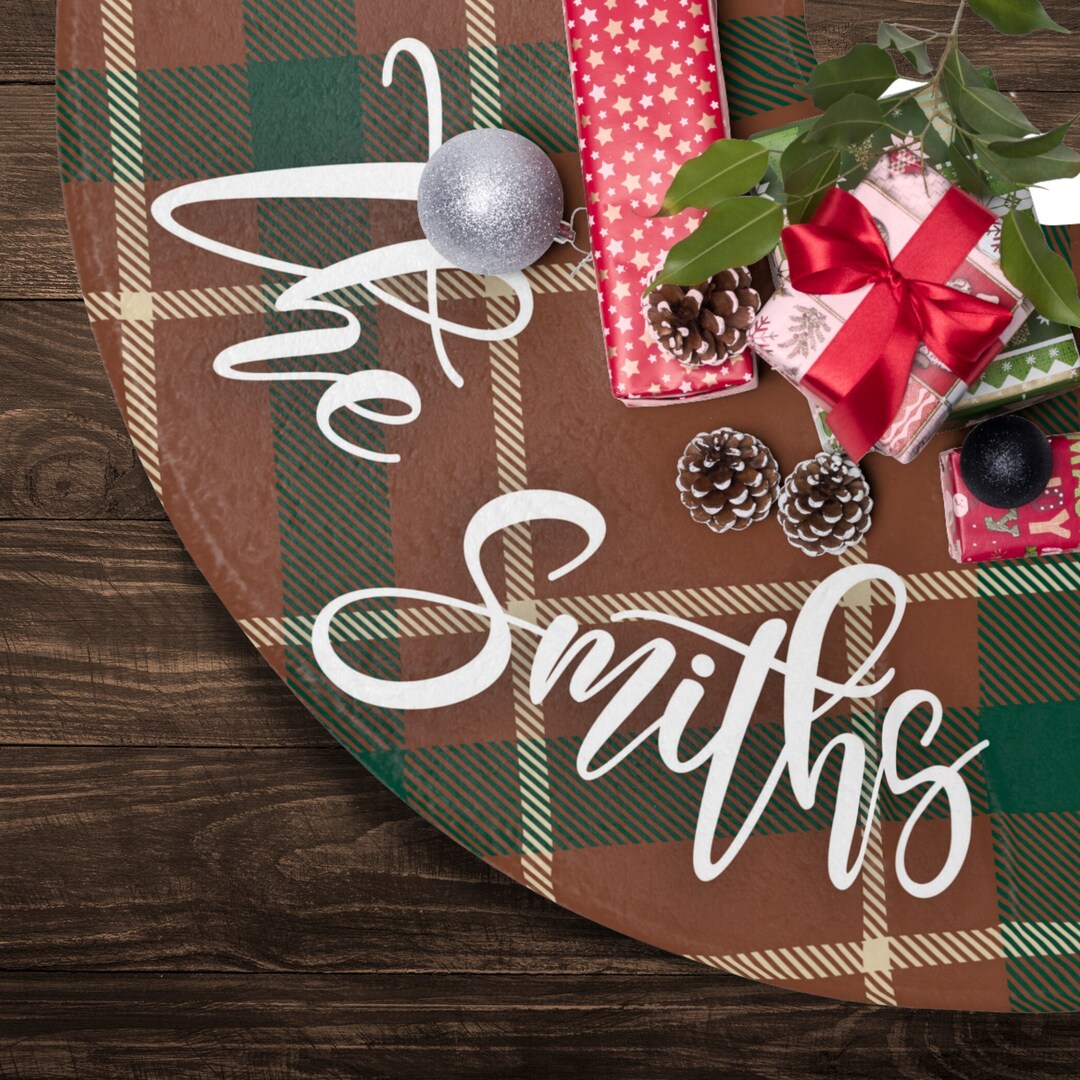 Christmas Tree Skirt Personalized Christmas Tree Skirt Etsy