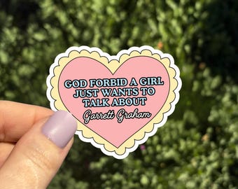 Off Campus, Garrett Graham, Garrett Graham sticker, Off Campus series, Off Campus book series, Dean Di Laurentis, John Tucker, John Logan
