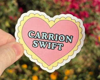 Quicksilver, quicksilver sticker, Brimstone, quicksilver book, Carrion Swift, Kingfisher, Kingfisher sticker, romantasy, Brimstone sticker