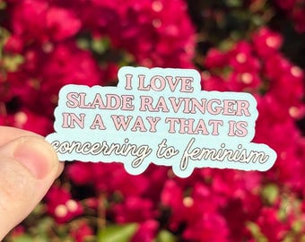 The plated prisoner, Slade Ravinger, Slade Ravinger Sticker, the plated prisoner sticker, King Rot, Auren and Slade, romantasy sticker
