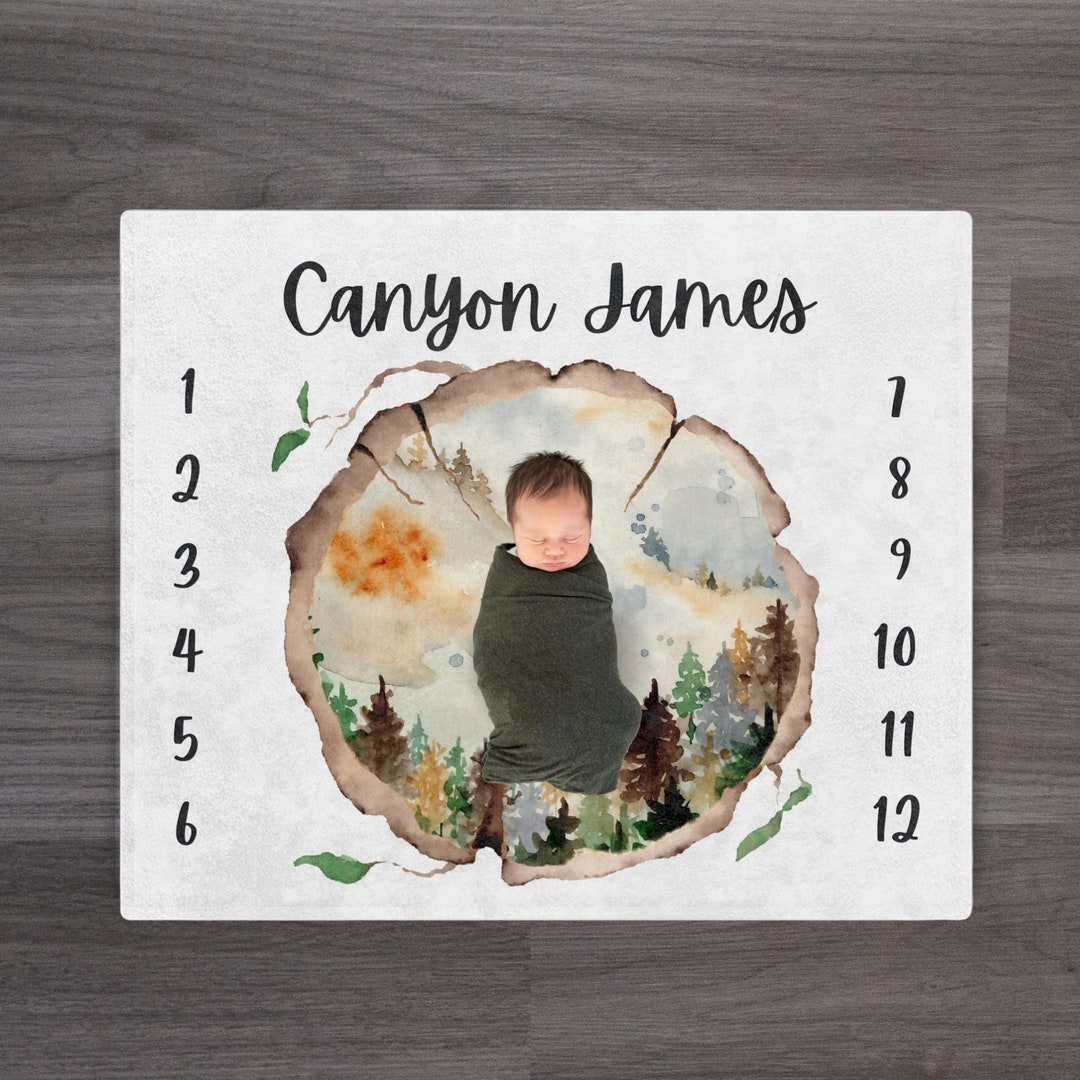 Milestone Blanket, Baby Milestone Blanket, Milestone Blanket Boy, Boy