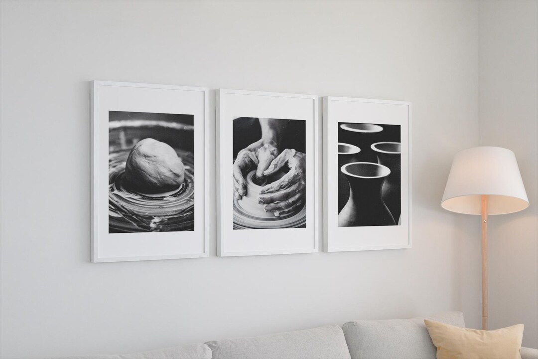 Pottery Digital Download Art Prints – Set of Three 3, Clay, Instant ...