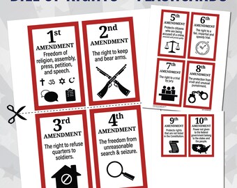 SS.7.CG.2.3 - The Bill of Rights and Amendments to the U.S. Constitution  Flashcards