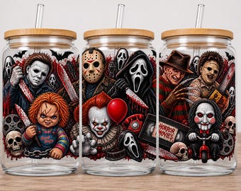 Scary Movies Halloween Libby Wrap (473 ml) SOLO PNG
