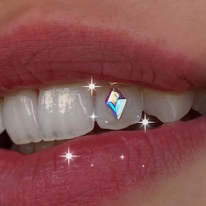 Diamond Form Crystals (Swarovski) - different colors for Tooth Gems