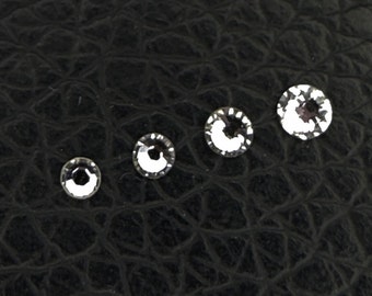 30pcs Tooth Gems Swarovski® Crystals Lead free Non Hotfix Designs Foiled  Ss9 Rhinestones Flatbacks 