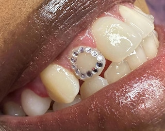 50-100 mini 1.4 mm Tooth Gems • ideal for creative sets