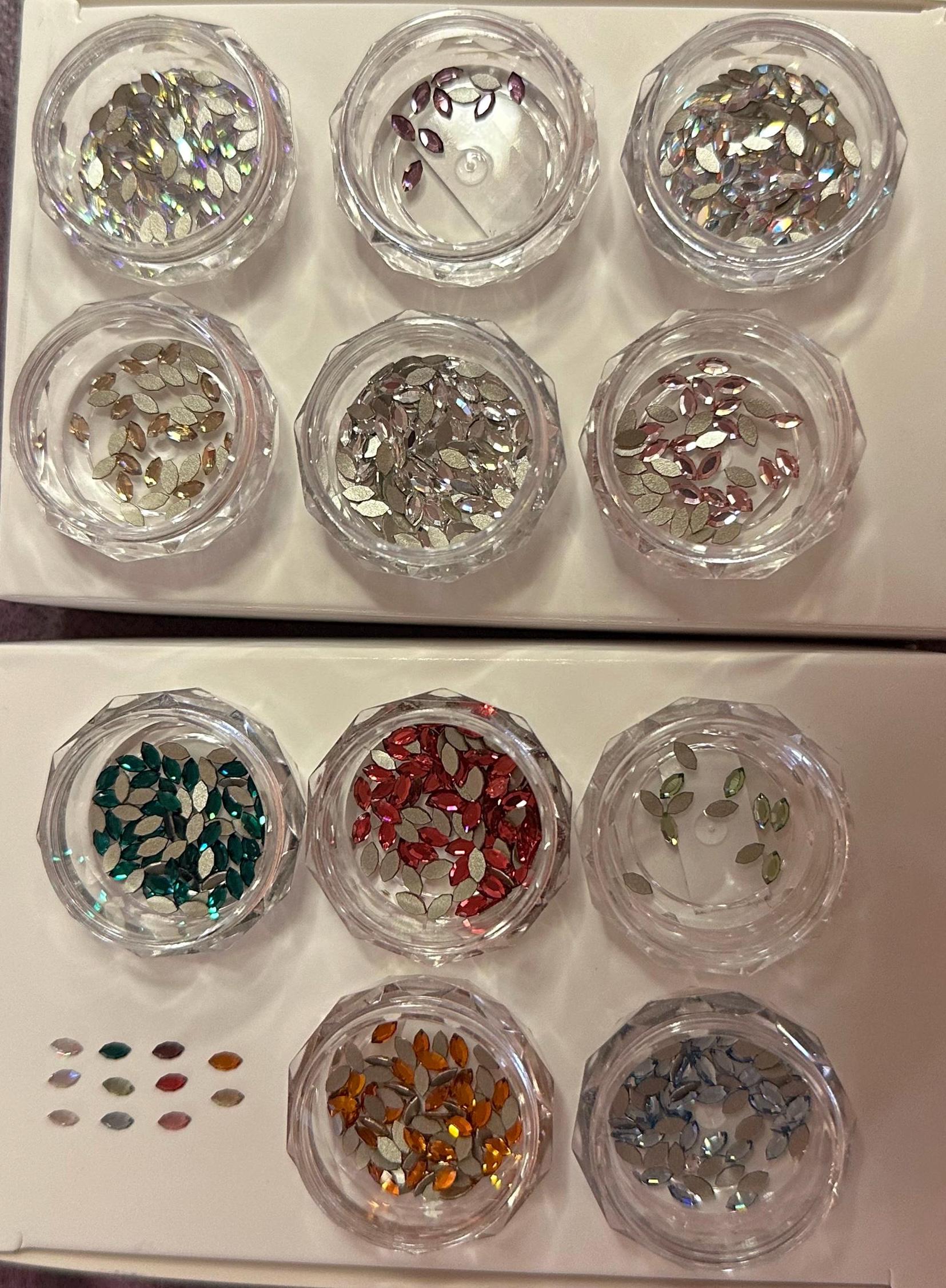 Navette Crystal (swarovski) Butterfly Set *tooth Gem* - Etsy