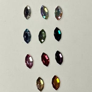 Navette Crystal (Swarovski) Butterfly Set *Tooth Gem*