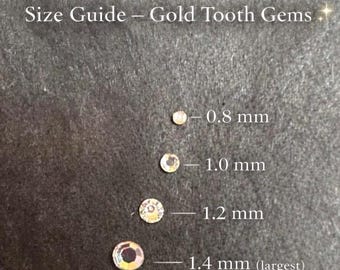 Cristales más pequeños: 1 mm y 0,8 mm • Gemas para bebés • Micro gemas || Ideal para conjuntos creativos de genes dentales