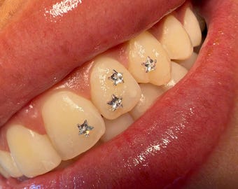 2 mm - micro crystal star (smallest star) / micro star tooth gem